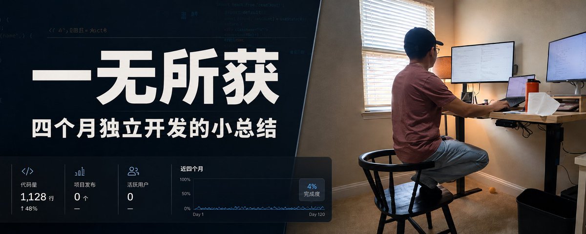 一无所获 - 四个月独立开发的小总结